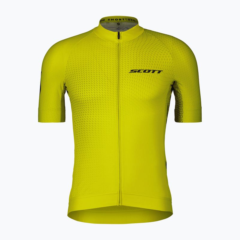 Maglia ciclismo SCOTT RC Pro uomo giallo zolfo/nero