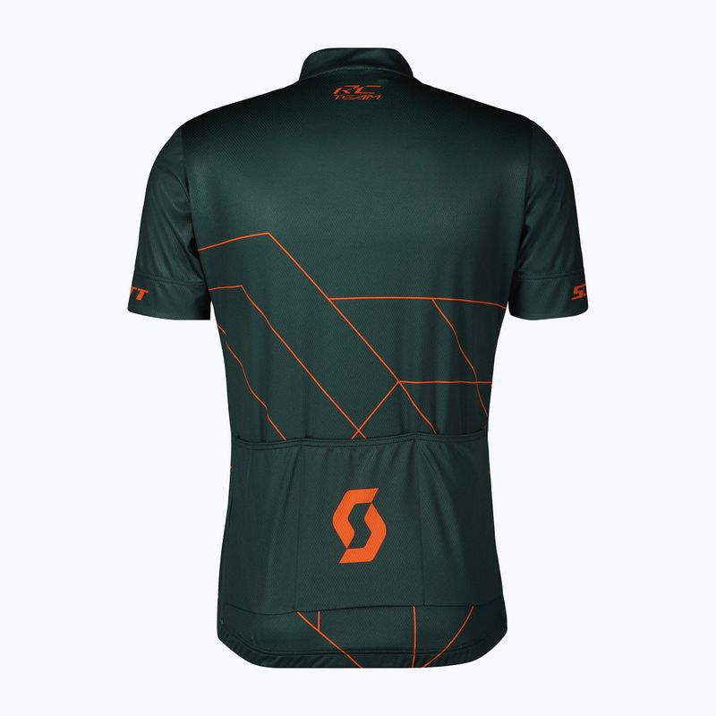Maglia ciclismo SCOTT RC Team 20 aruba green/braze orange da uomo 2
