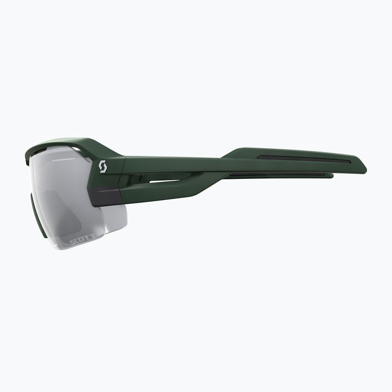 Occhiali da sole SCOTT Spur LS verde kaki/grigio sensibile alla luce/chiaro 3
