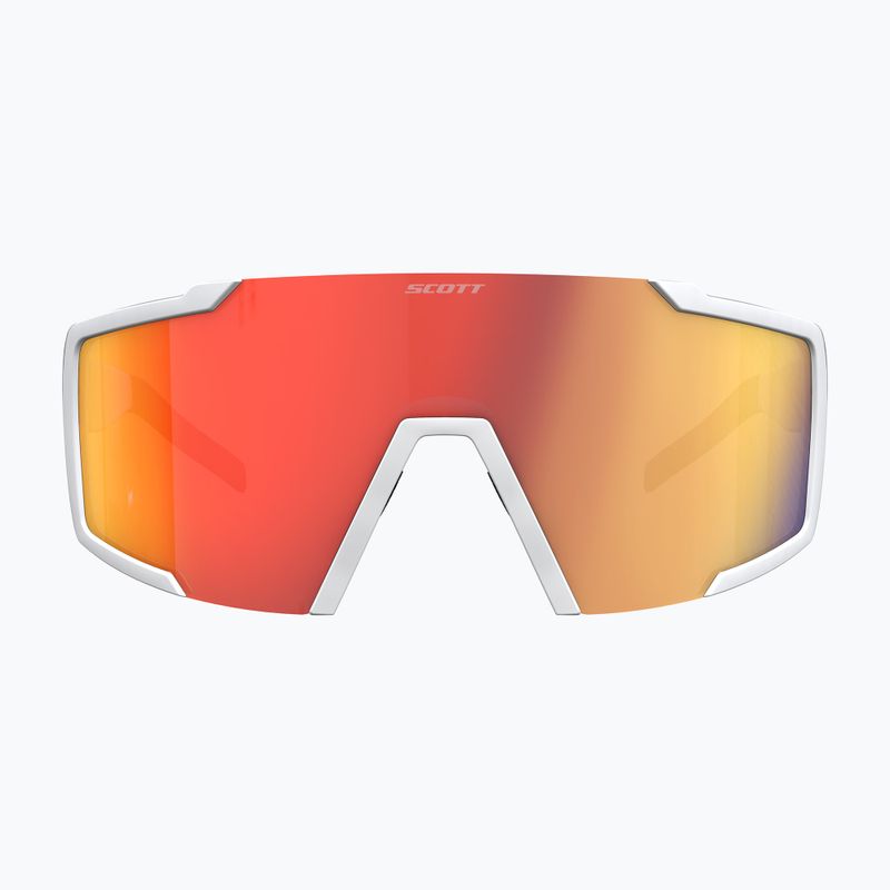 Occhiali da sole SCOTT Shield bianco opaco/rosso cromato 2