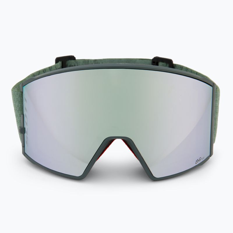 SCOTT React AMP Pro soft verde/nero/amp pro white chrome/pro green occhiali da sci 3