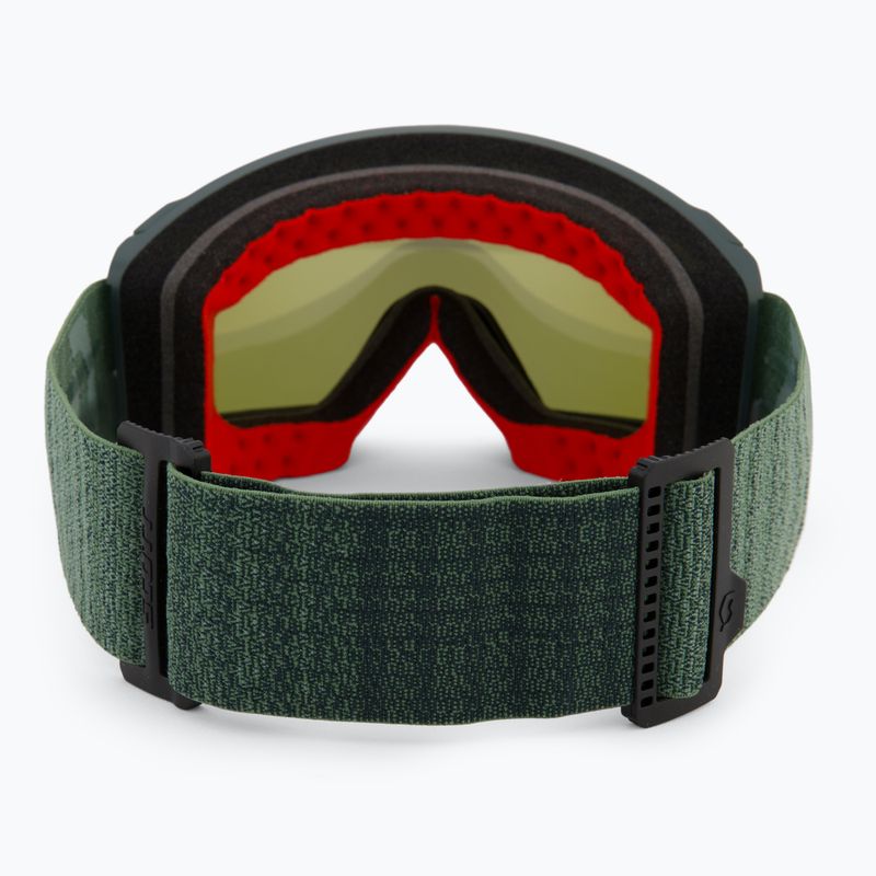 SCOTT React AMP Pro soft verde/nero/amp pro white chrome/pro green occhiali da sci 4