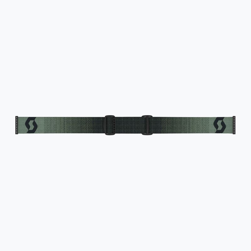 SCOTT Shield LS morbido verde/nero/blu chiaro cromato occhiali da sci 3