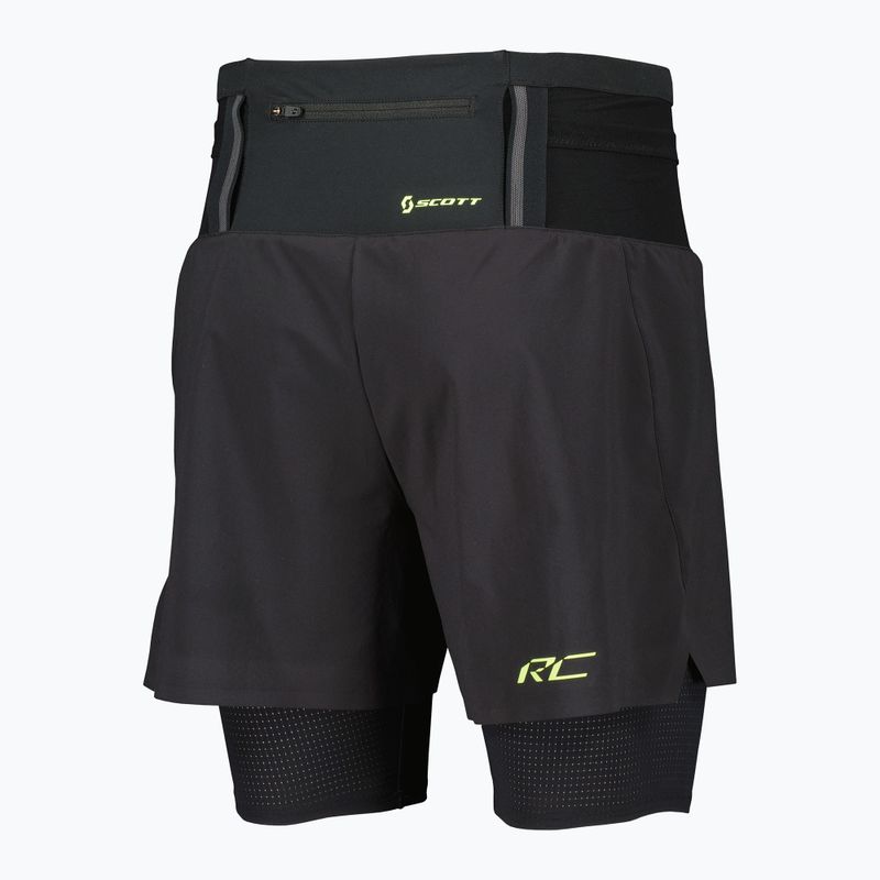 Pantaloncini running uomo SCOTT RC Run Hybrid black/yellow 2