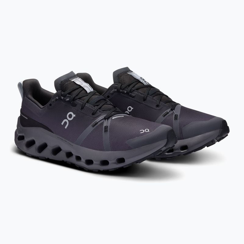 Uomo On Cloudsurfer Trail Waterproof nero/eclipse scarpe da corsa 8