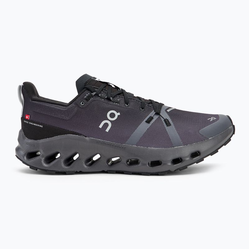 Uomo On Cloudsurfer Trail Waterproof nero/eclipse scarpe da corsa 2