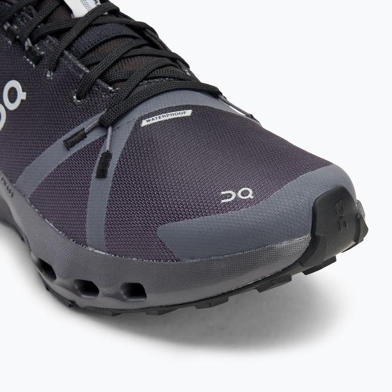 Uomo On Cloudsurfer Trail Waterproof nero/eclipse scarpe da corsa 7