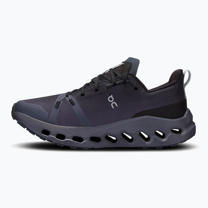 Scarpe da corsa da donna On Cloudsurfer Trail Waterproof nero/eclipse 10
