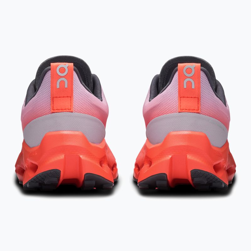 Scarpe da corsa impermeabili da donna On Running Cloudsurfer Trail malva/flame 11