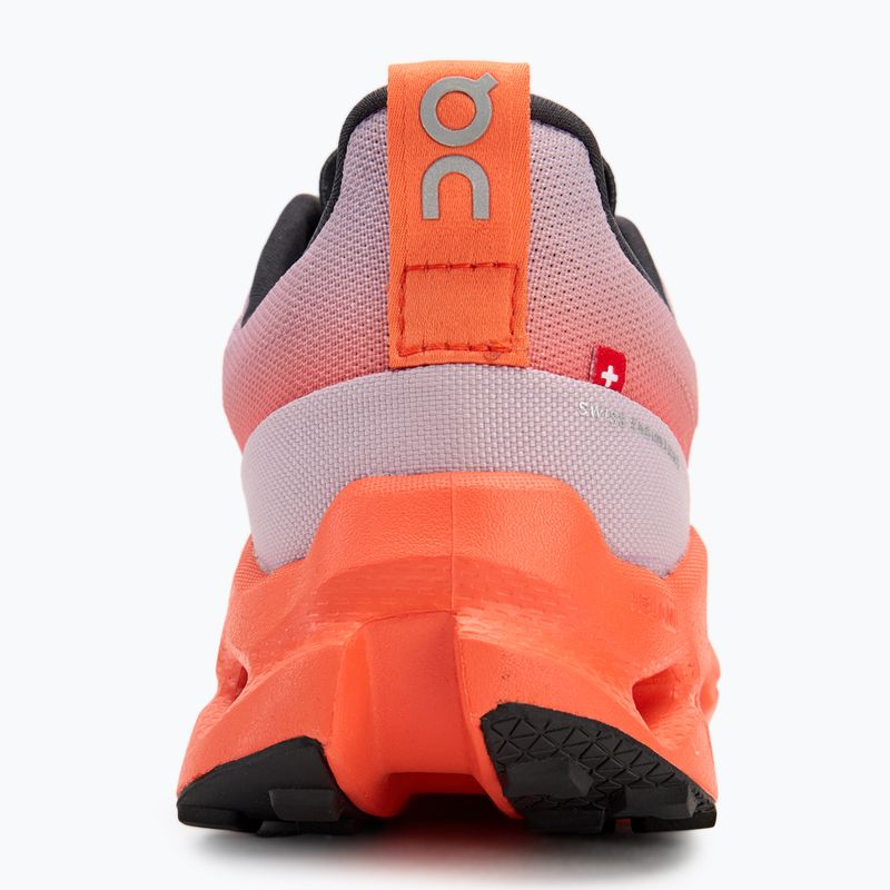 Scarpe da corsa impermeabili da donna On Cloudsurfer Trail malva/flame 6