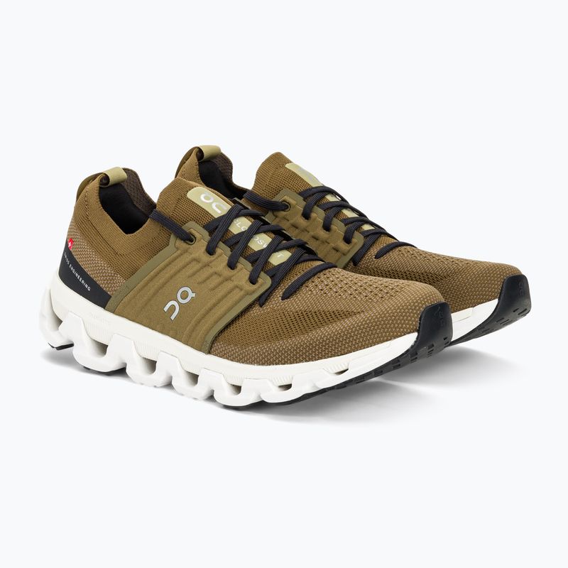 Uomo On Running Cloudswift 3 hunter/safari scarpe da corsa 4