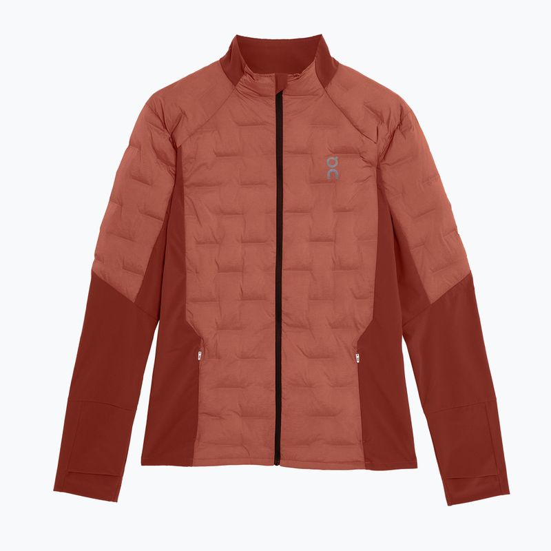 Giacca da corsa On Running Climate Uomo color arancio/rubino