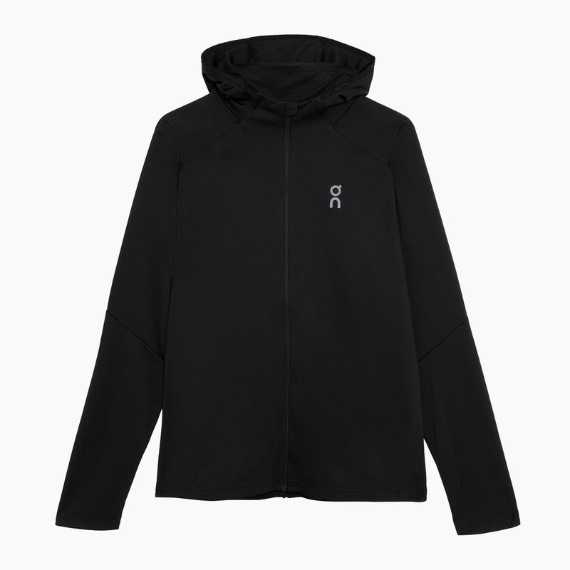 Felpa con cappuccio On Climate Zip Uomo nero 8