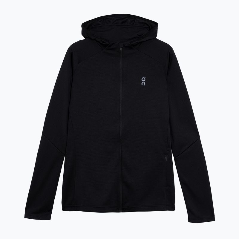 Felpa con cappuccio On Climate Zip Donna nero 8