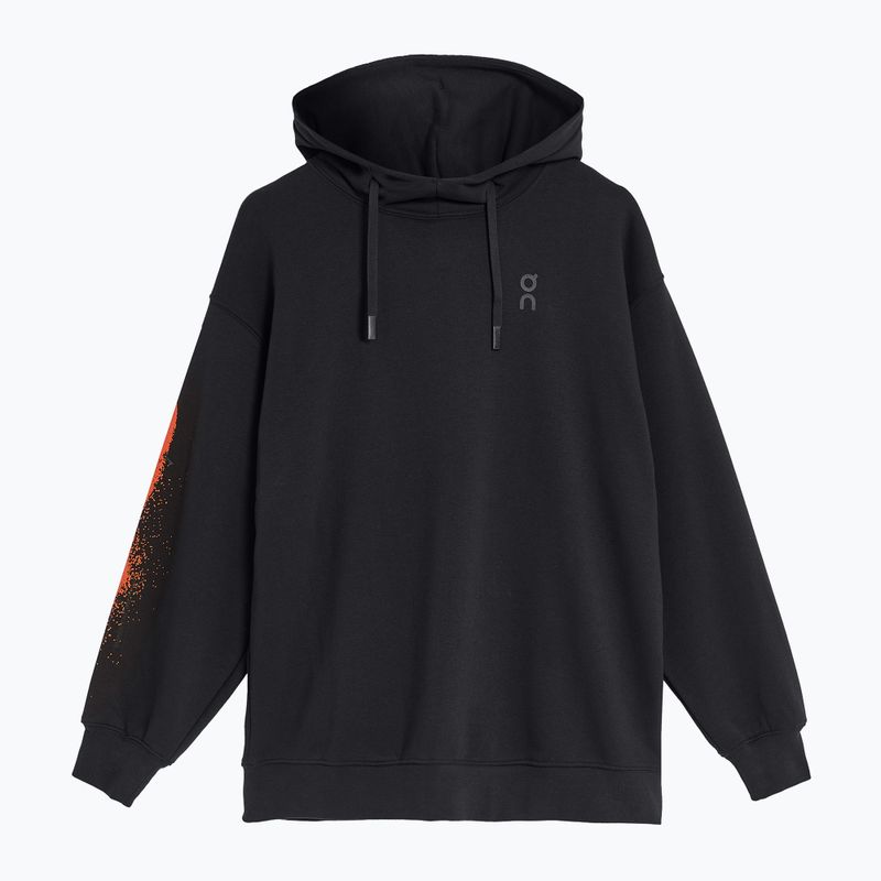 Felpa con cappuccio On Running Club Uomo Cloud nero 7