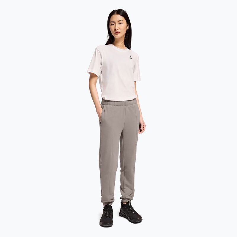 Pantaloni da donna On Club cenerino 2