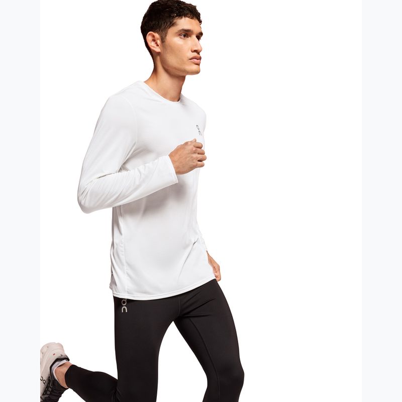 On Running Core Long-T da uomo - bianco non tinto - manica lunga 5