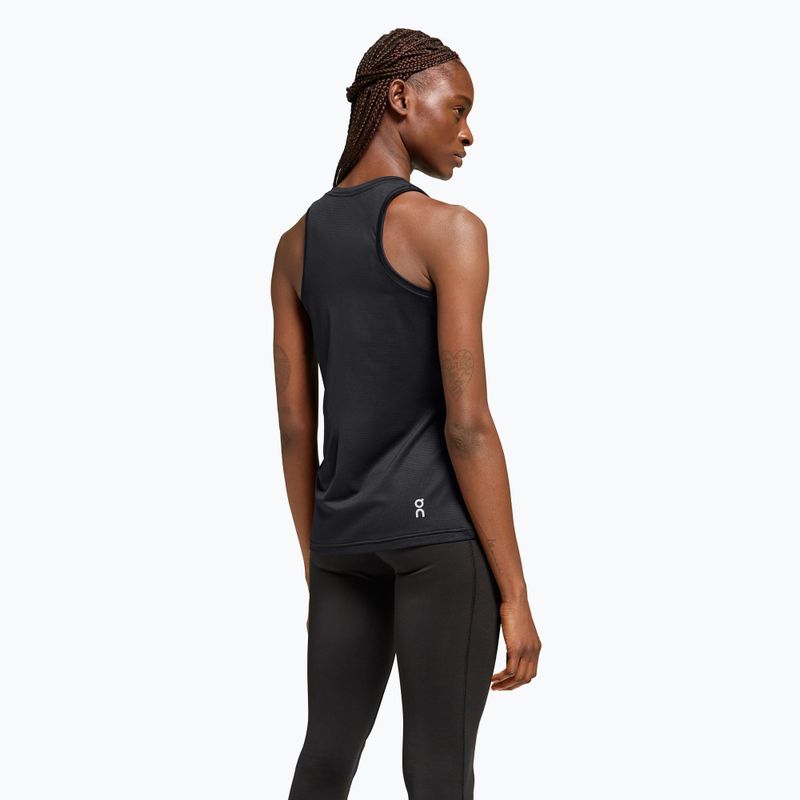Canotta da corsa da donna On Core Tank nero 3