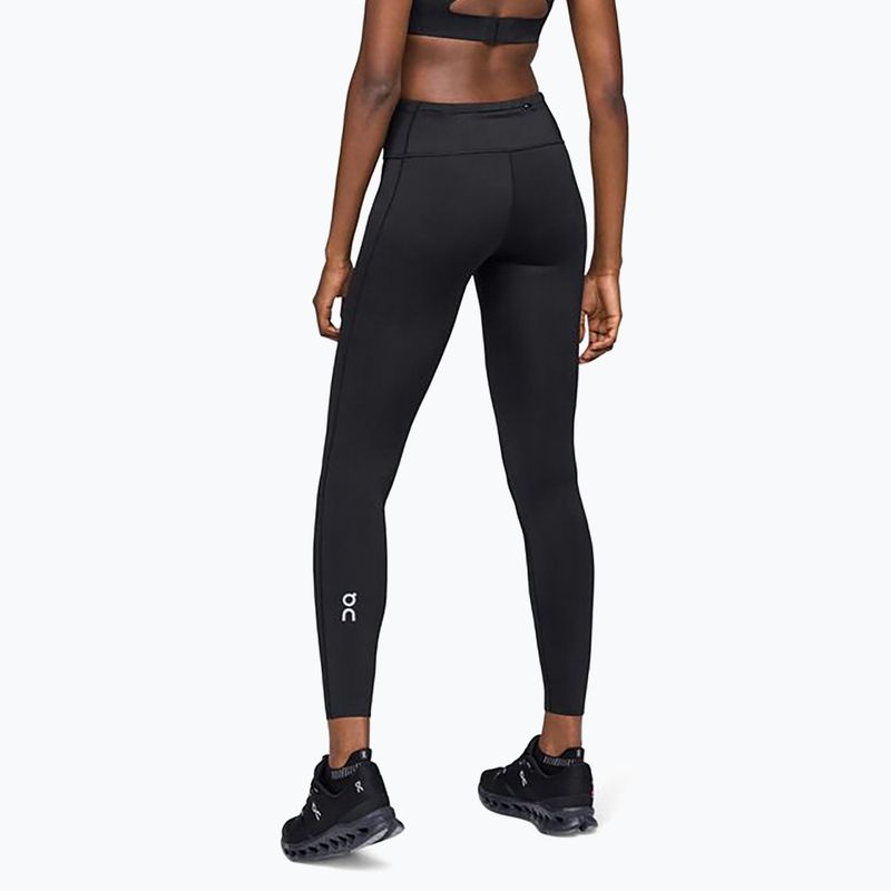 Leggings da corsa da donna On Core nero 2