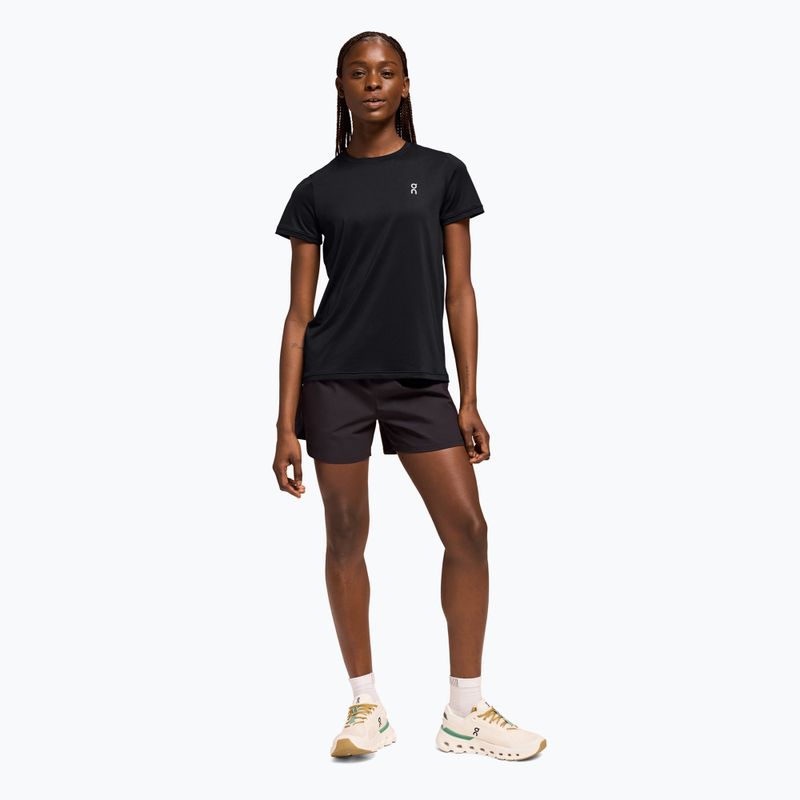 Maglietta da corsa da donna On Core-T nero 2