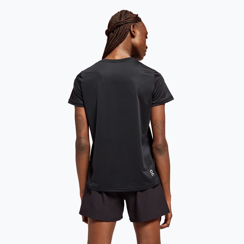 Maglietta da corsa da donna On Core-T nero 3