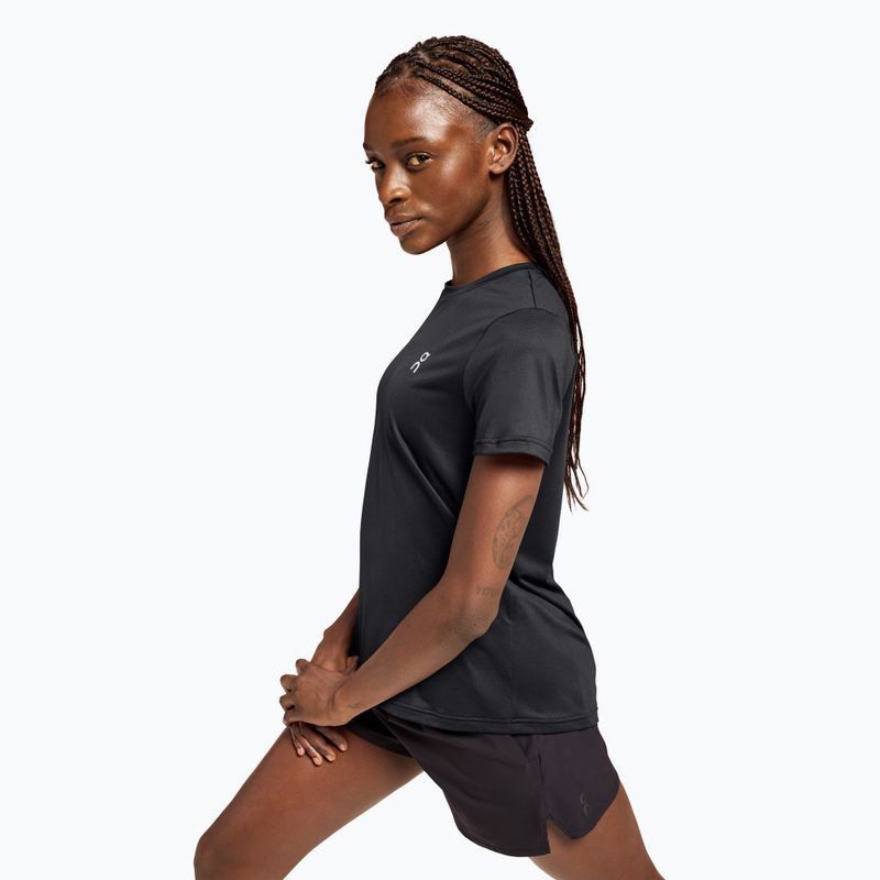 Maglietta da corsa da donna On Core-T nero 4