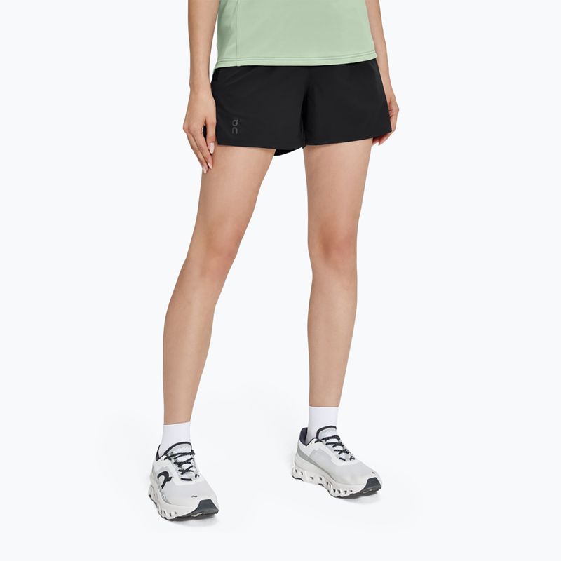 Pantaloncini da corsa da donna On Essential nero