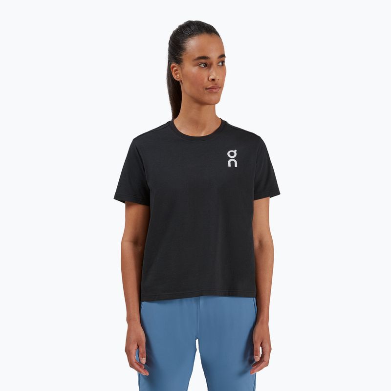 Maglietta da corsa da donna On Graphic-T nero