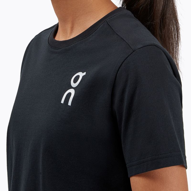 Maglietta da corsa da donna On Running Graphic-T nero 6