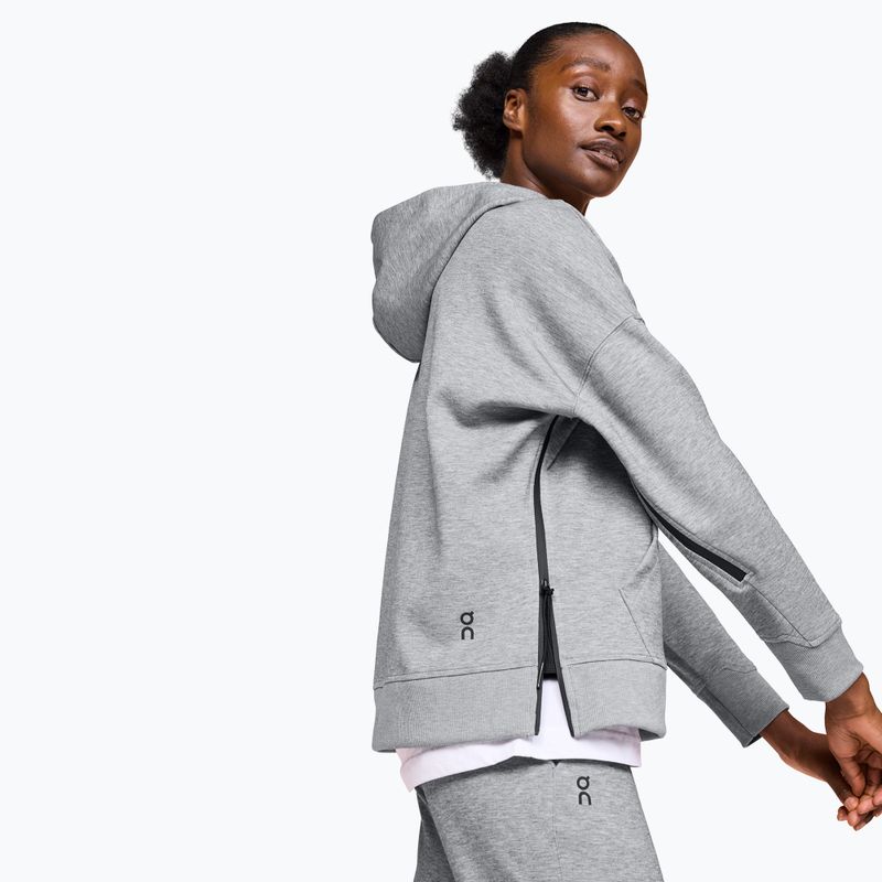 Felpa con cappuccio On donna grigio 6