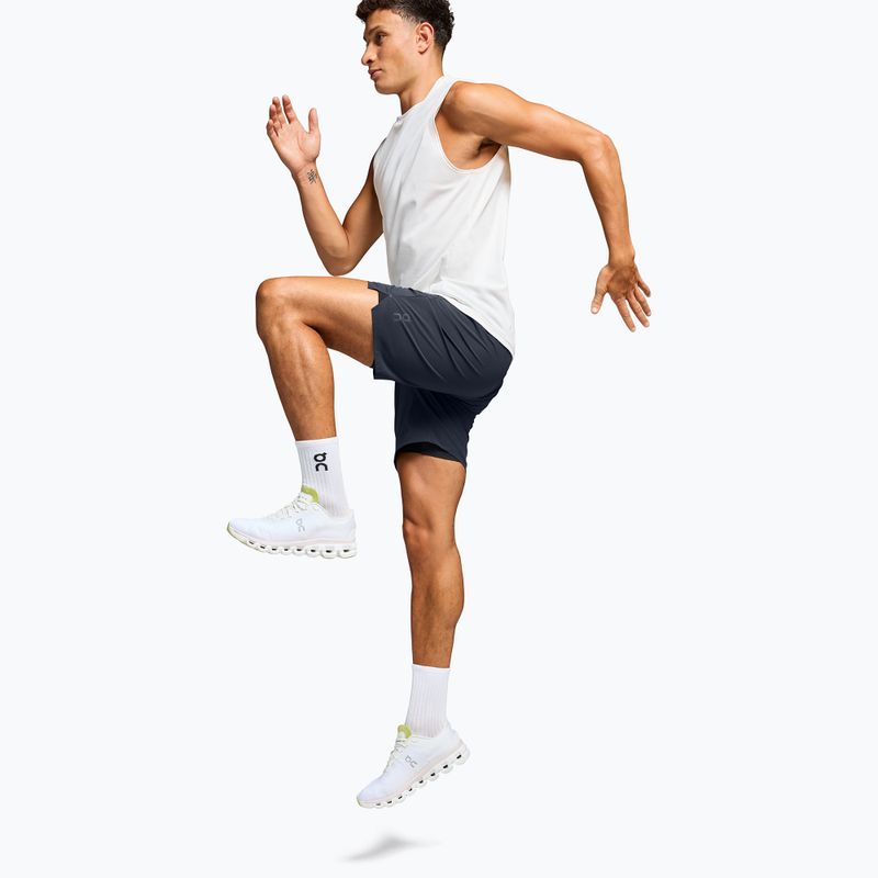 Pantaloncini da corsa da uomo On Running Performance Hybrid navy 4