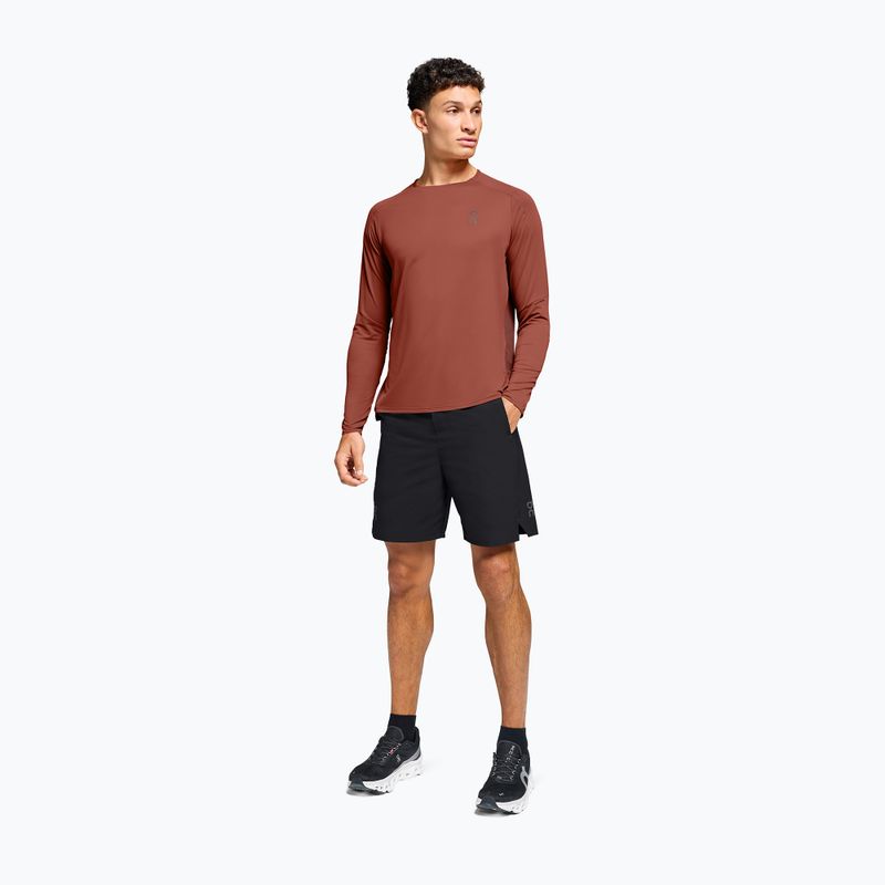 Pantaloncini da corsa da uomo On Performance Hybrid nero 2