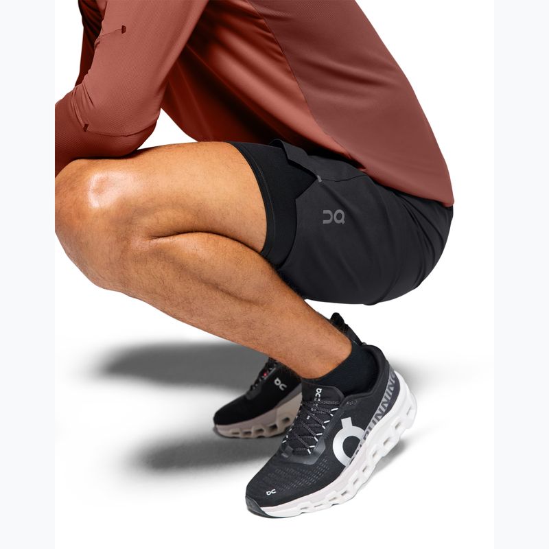 Pantaloncini da corsa da uomo On Performance Hybrid nero 6