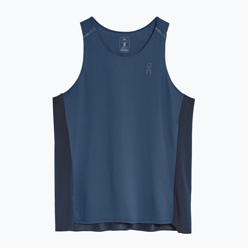 Canotta da corsa da uomo On Running Performance Tank denim/navy