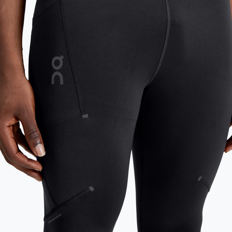 Leggings da corsa per uomo On Performance nero 5