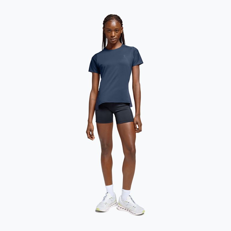 Maglietta da corsa da donna On Running Performance-T denim/navy 2