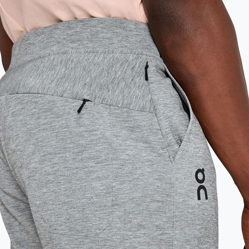 Pantaloni da allenamento da uomo On Running Sweat grigio 4