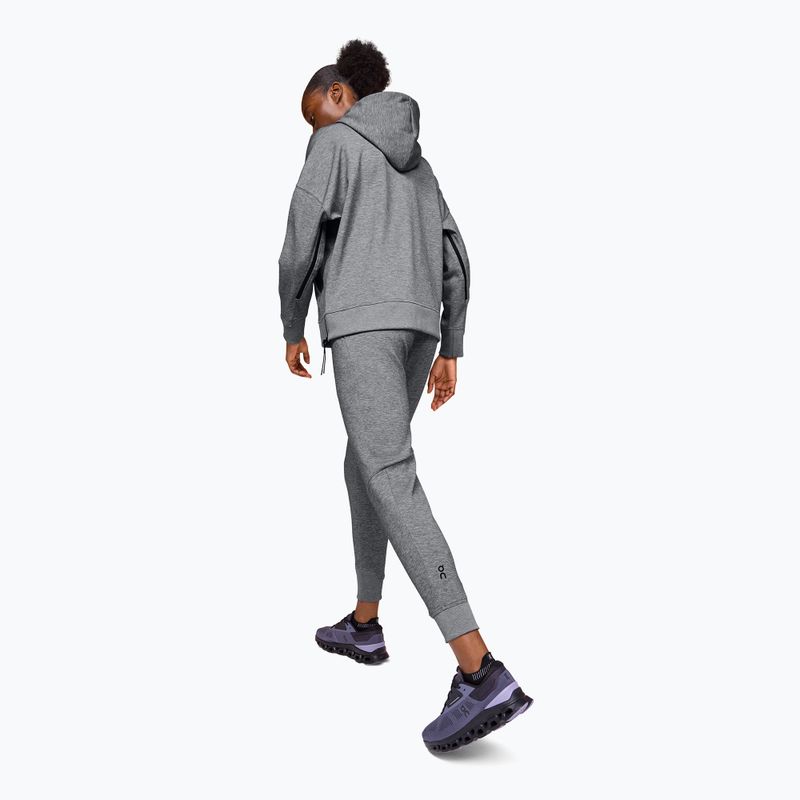 Pantaloni da allenamento da donna On Running Sweat grigio 3