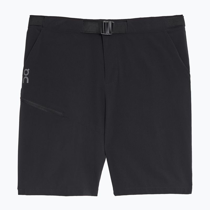 Pantaloncini da trekking da uomo On Running Trek nero 7
