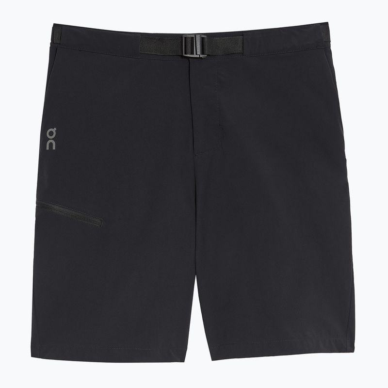 Pantaloncini da trekking da donna On Running Trek nero 6