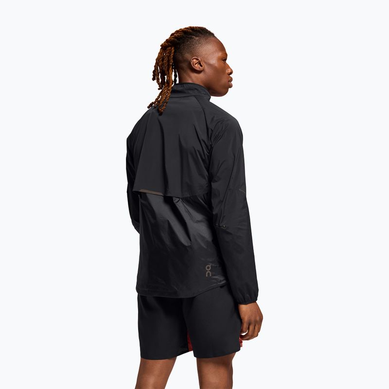 Giacca On Running Weather da uomo, nero 4
