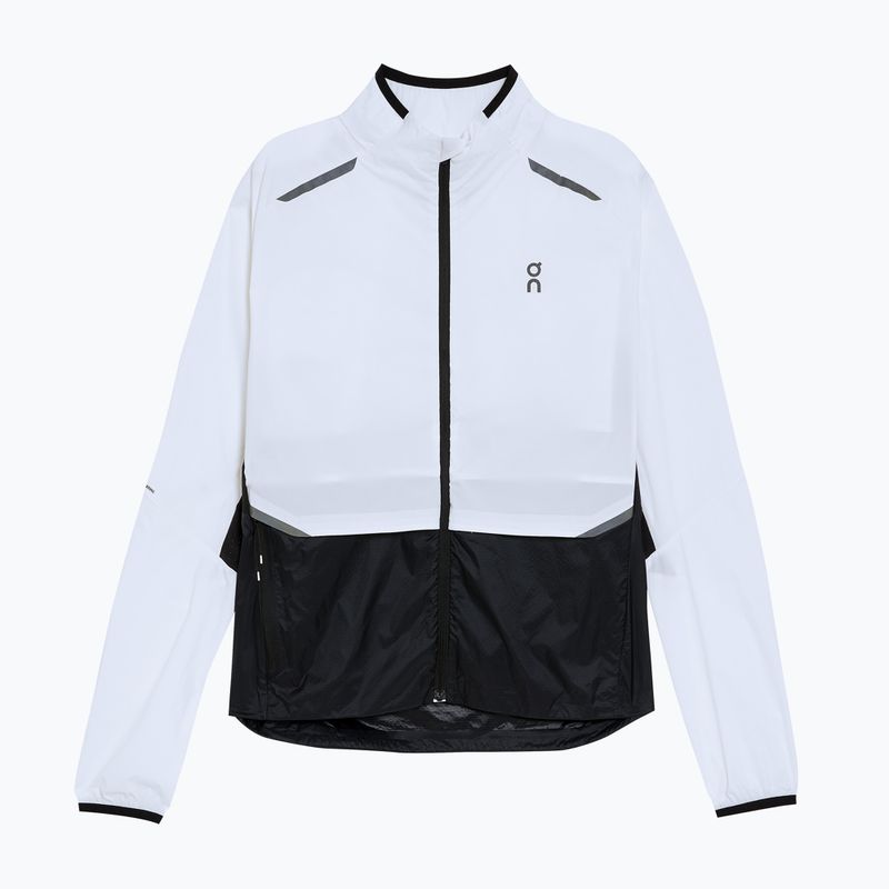 Giacca da corsa da donna On Weather bianco/nero