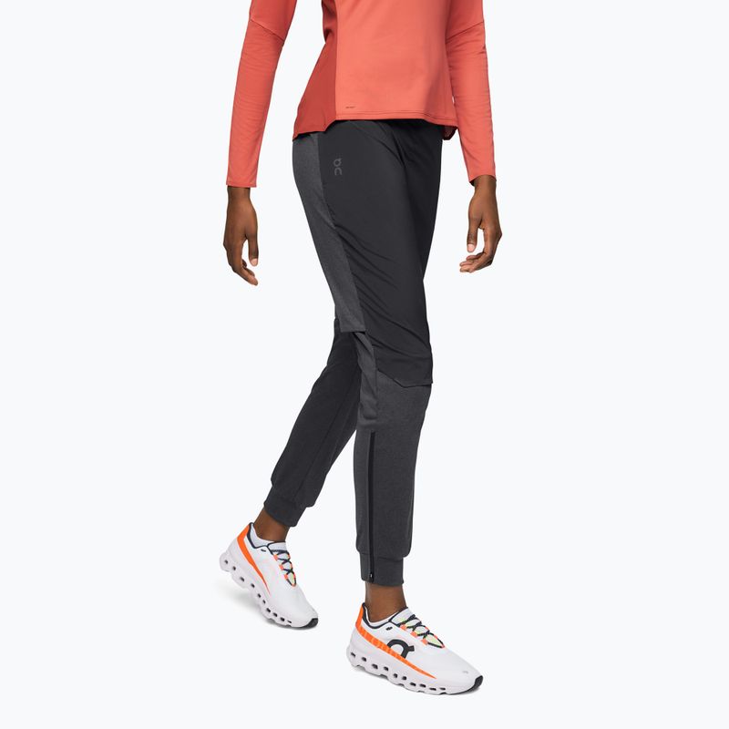 Pantaloni da corsa da donna On Weather nero 4