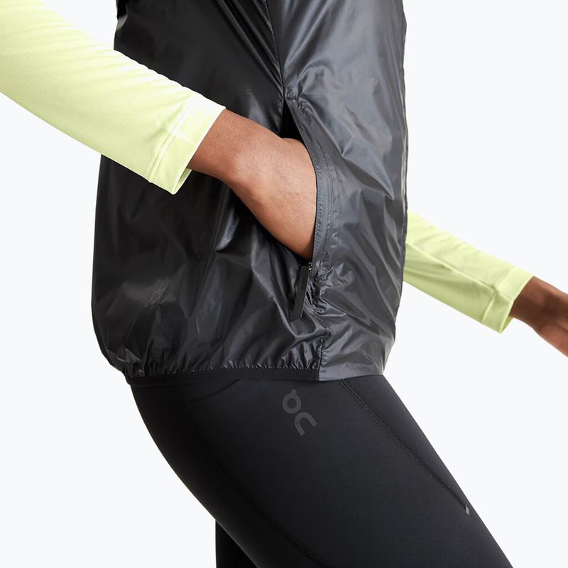 Gilet da donna On Running Weather nero 5