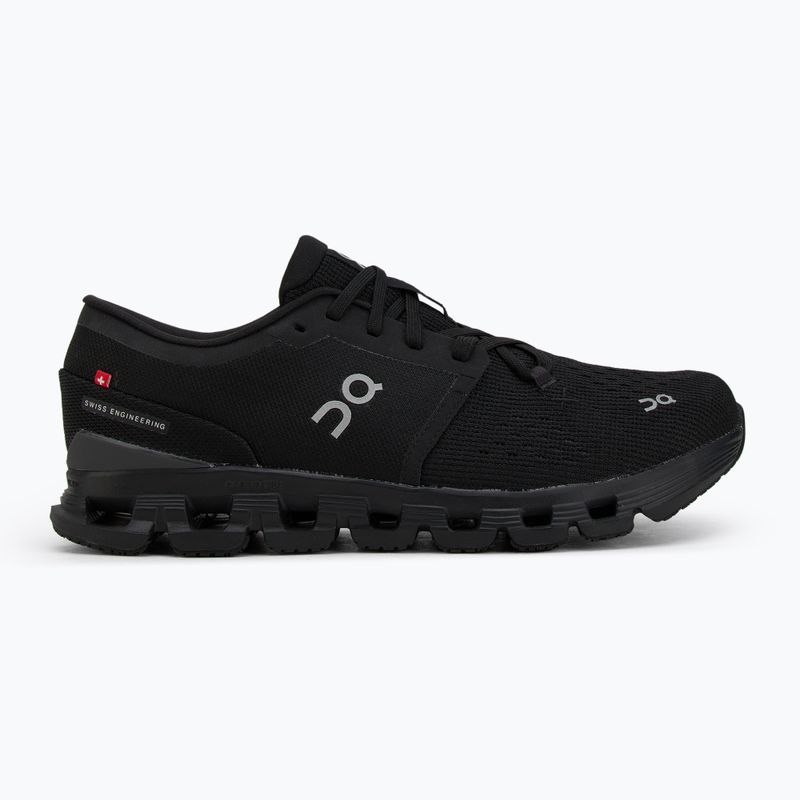 Uomo On Running Cloud X 4 nero/eclipse scarpe da corsa 2