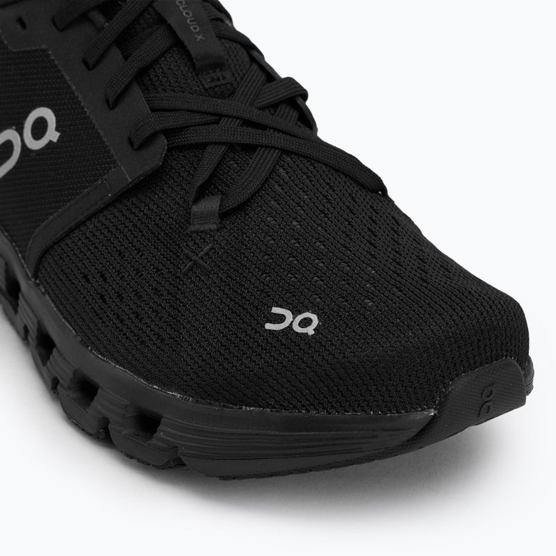 Uomo On Running Cloud X 4 nero/eclipse scarpe da corsa 7