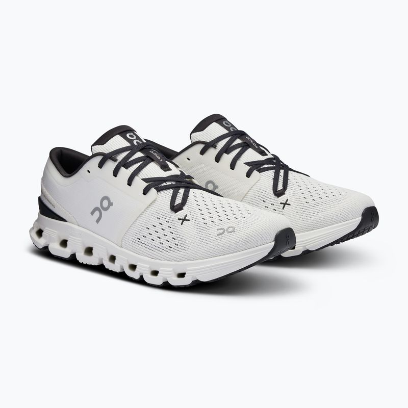 Scarpe da corsa On Cloud X 4 avorio/nero da uomo 8