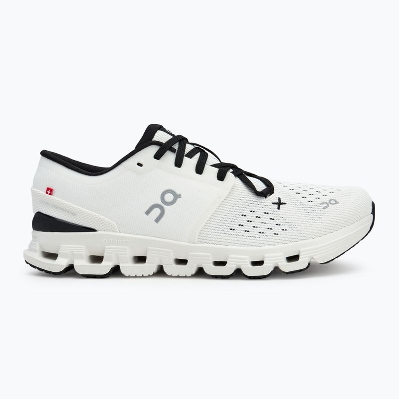 Scarpe da corsa On Cloud X 4 avorio/nero da uomo 2