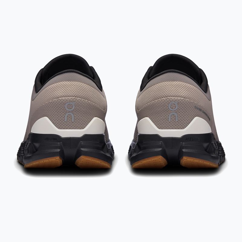 Scarpe da corsa On Cloud X 4 nebbia/nero da uomo 11