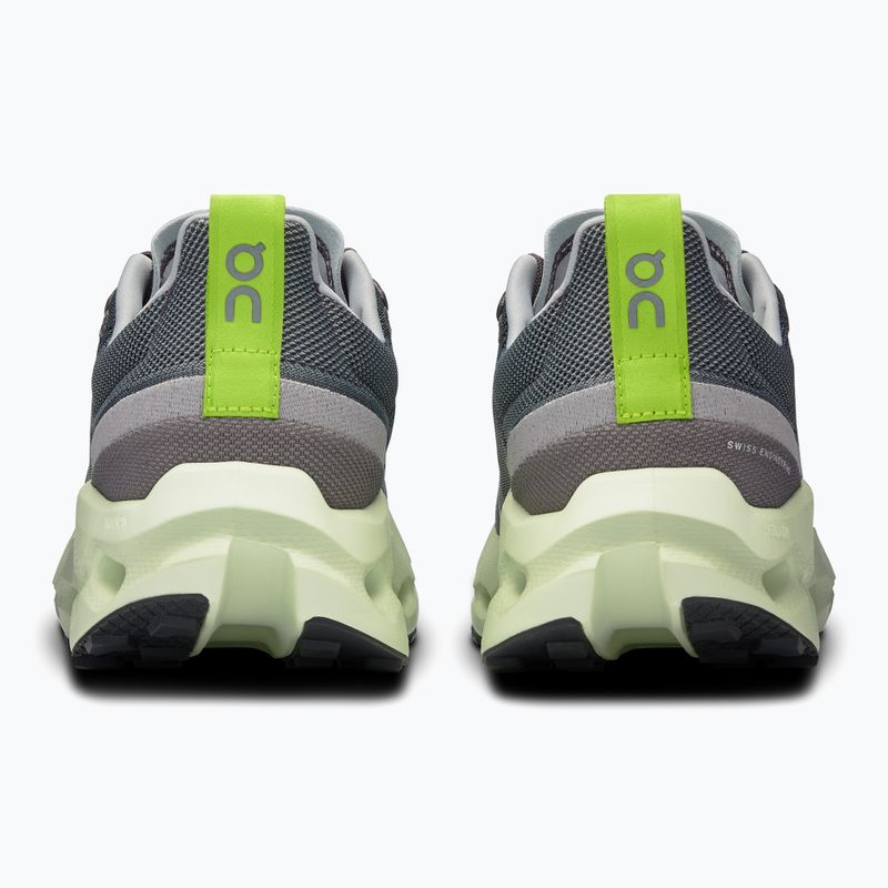 Scarpe da corsa On Cloudsurfer Trail da uomo in ferro/lima 11